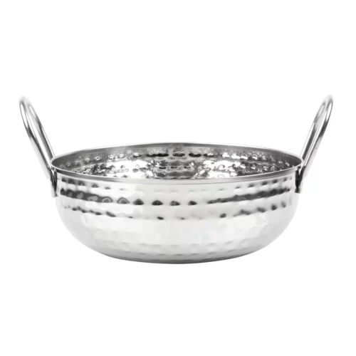 Plat Kadai en inox martelé Olympia Table Presentation 200mm