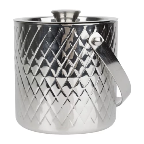 Seau à glace en inox double paroi Olympia Geo 2L