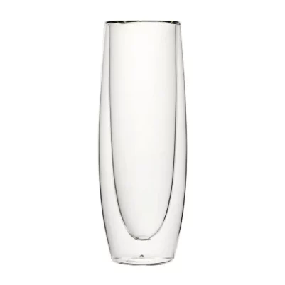 Verres à champagne sans pied double paroi Utopia 16cl (lot de 6)