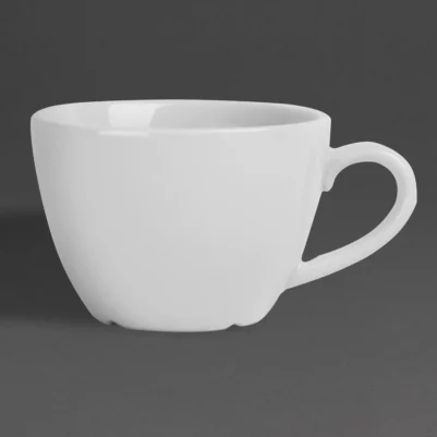 Tasses plates blanches Olympia Whiteware 170ml (lot de 12)