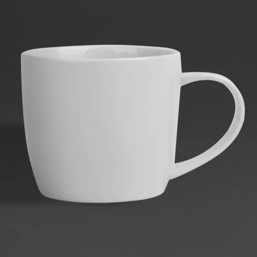 Mugs bas Olympia Whiteware 220ml (lot de 12)
