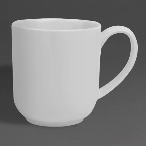Grands mugs ronds Olympia Whiteware 410ml (lot de 6)