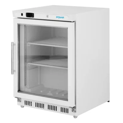 Vitrine réfrigérée négative de comptoir Polar Série C blanche 129L