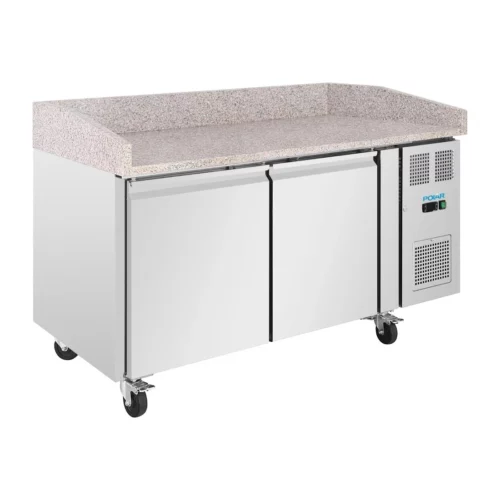 Comptoir à pizza 2 portes avec dessus en granit  Polar Série U 428L